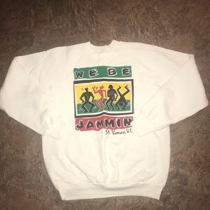 We be jammin Rasta jamica vtg crewneck 90s party